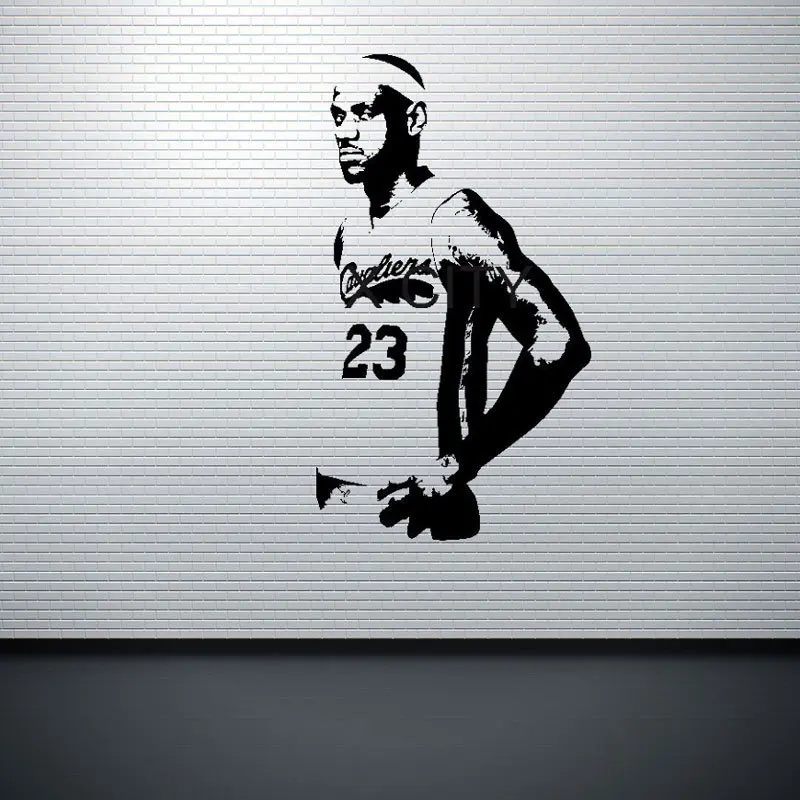 Декоративные настенные наклейки для спальни Кливленда Джеймса экологичный