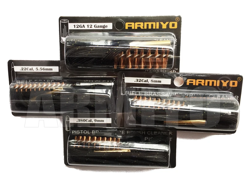 Armiyo. 308. 30-06. 30 Cal 7,62 мм щётка для чистки ствола ружья Тактическая Винтовка очиститель для стрельбы Fit AK резьба размер 8-32