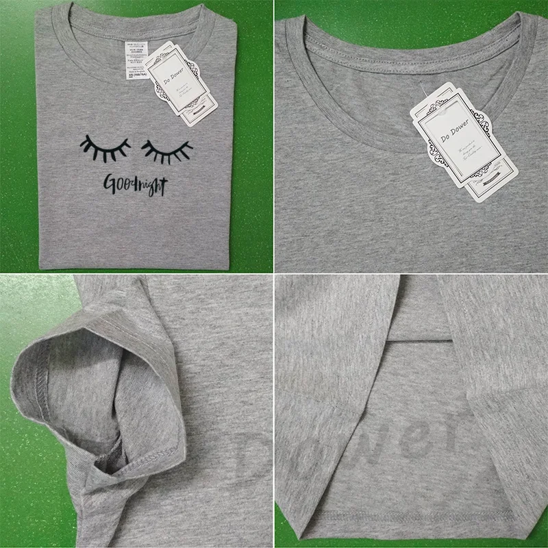 2018 Модные женские хлопковые футболки с буквенным принтом короткий топ рукавом