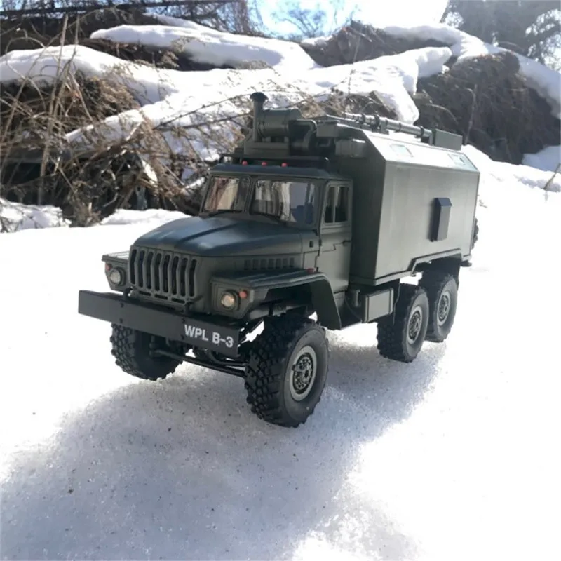 WPL Радиоуправляемый грузовик B36 Урал 1/16 2 4G 6WD с дистанционным управлением военный