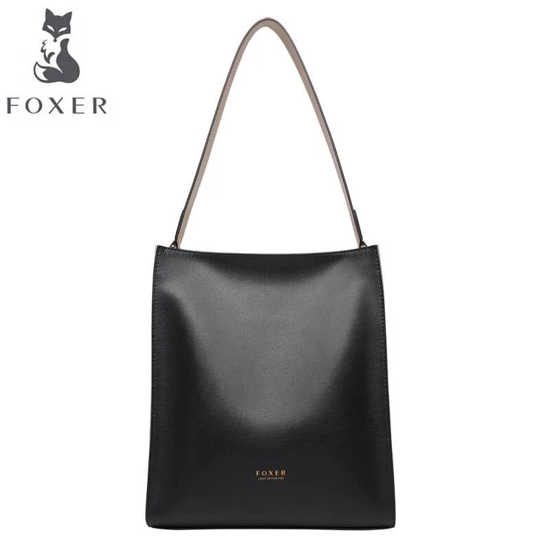 FOXER Роскошные Повседневная модная сумка 2019 новая Европа и Америка мягкая кожаная