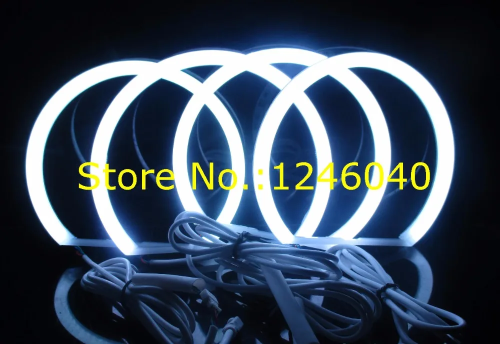 Комплект колец с дистанционным управлением 4*131 мм из хлопка RGB подсветкой