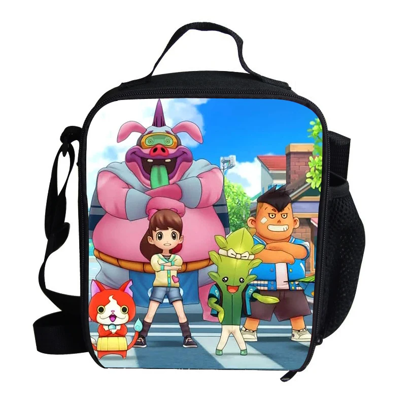 Сумка холодильник с мультипликационным принтом Yo Kai Watch сумка для обеда детей