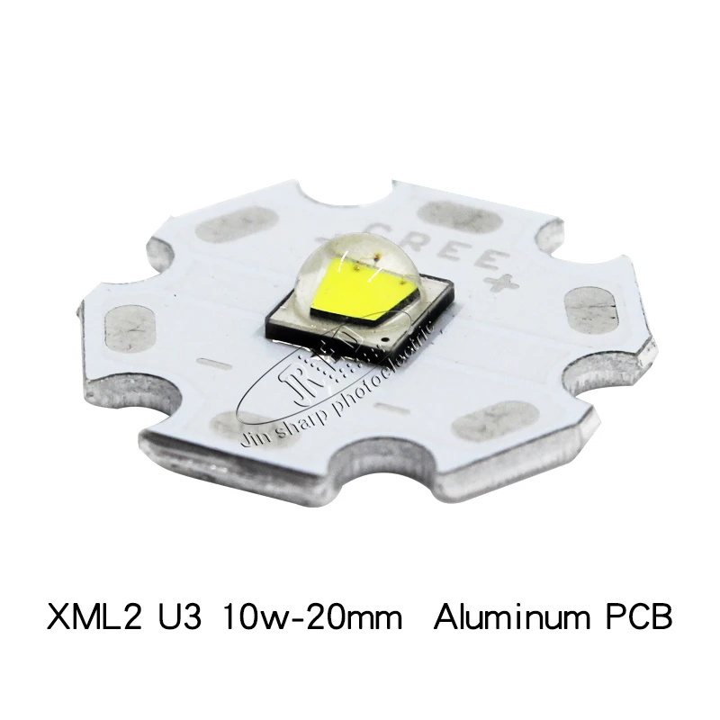 10 шт. cree xml2 XM L2 u3 Вт светодиодный чип высокой мощности 3 7 в Белый 6500k 5000K теплый