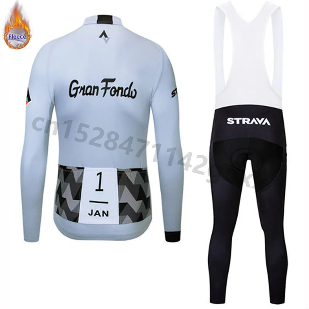 Женский теплый флисовый комплект с длинным рукавом Maillot Ropa Ciclismo Invierno зимняя