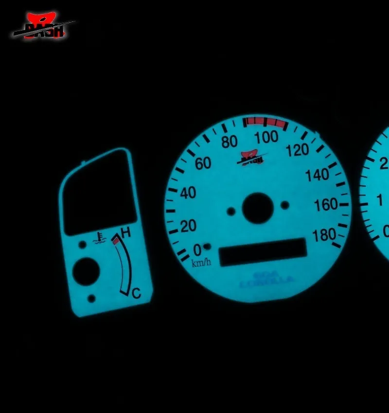 DASH EL Glow Gauge для COROLLA 1998 2000 1 6 л полностью Светящийся синий зеленый 180 км 8000