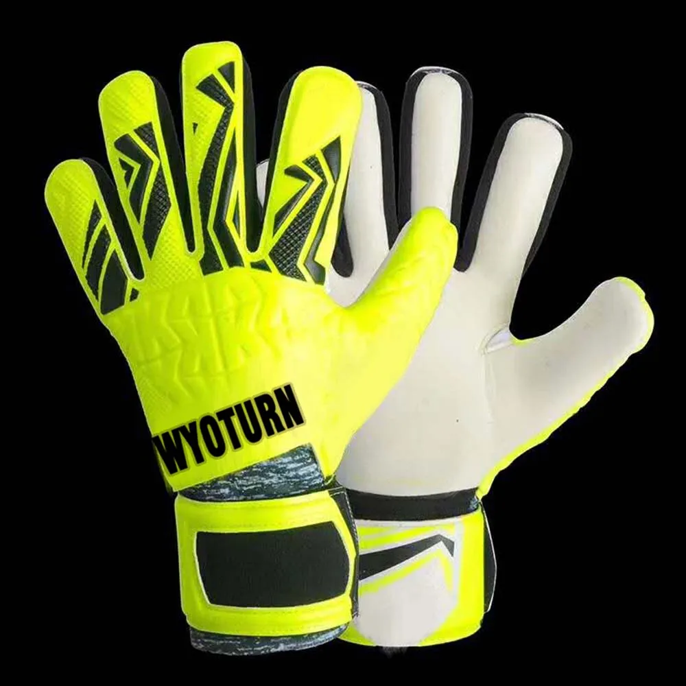 Новые Футбольные Перчатки вратарские перчатки для взрослых Guantes Portero Luvas De Futebol желтые футбольные вратарские перчатки