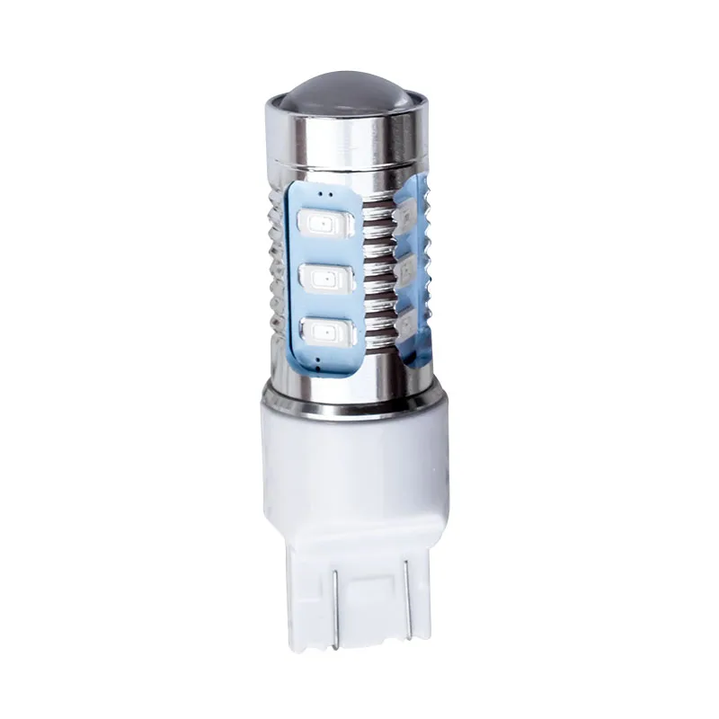 2 шт. T20 7443 7515 W21/5 W 15 W SMD 5630 5730 светодиодный автомобиль хвост лампы 21/5 Вт стоп-сигналы Авто Противотуманные огни поворотники белый цвет красный, желтый 12V