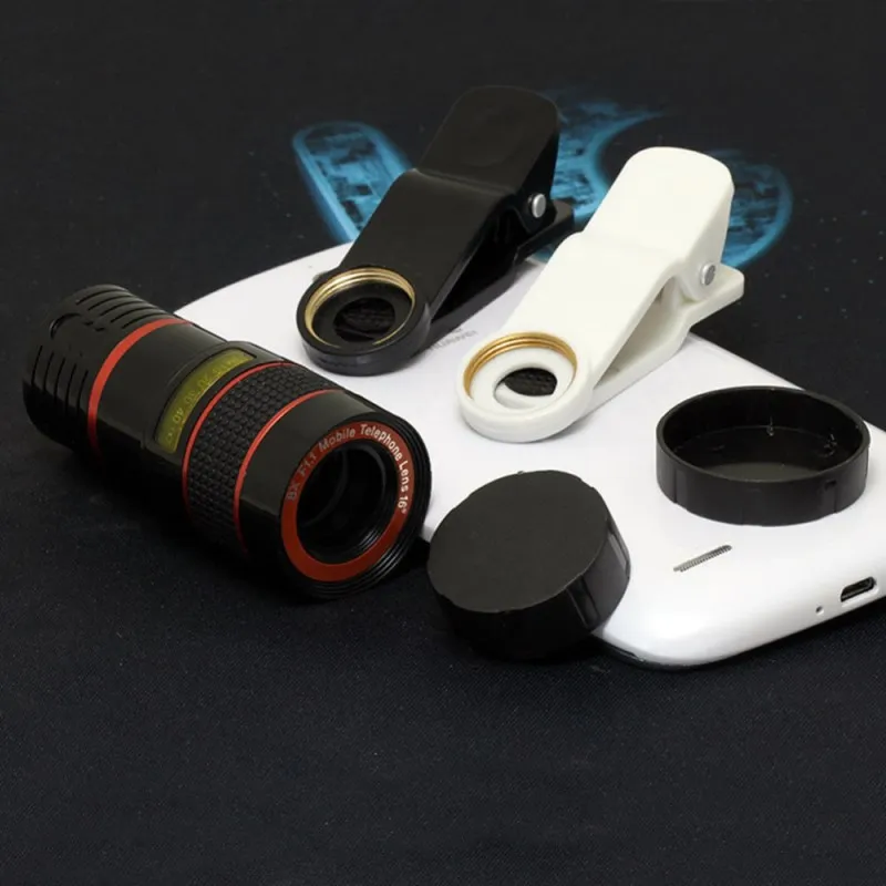 12-кратный зум объектив для мобильного телефона с зажимом телефото камеры
