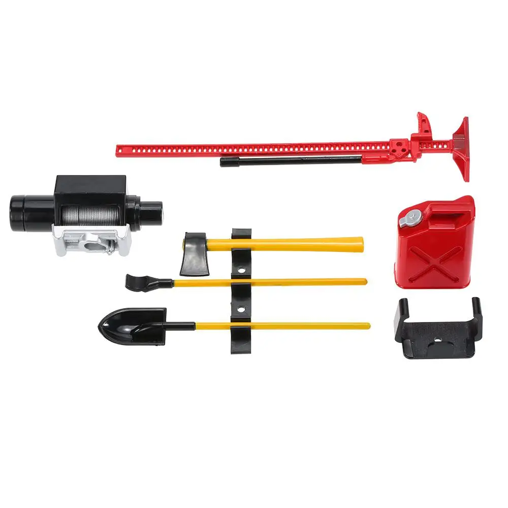 LeadingStar 6Pcs/Set Decoration Tools Set Kit for 1:10 RC Car Accessories Red Yellow Color | Игрушки и хобби