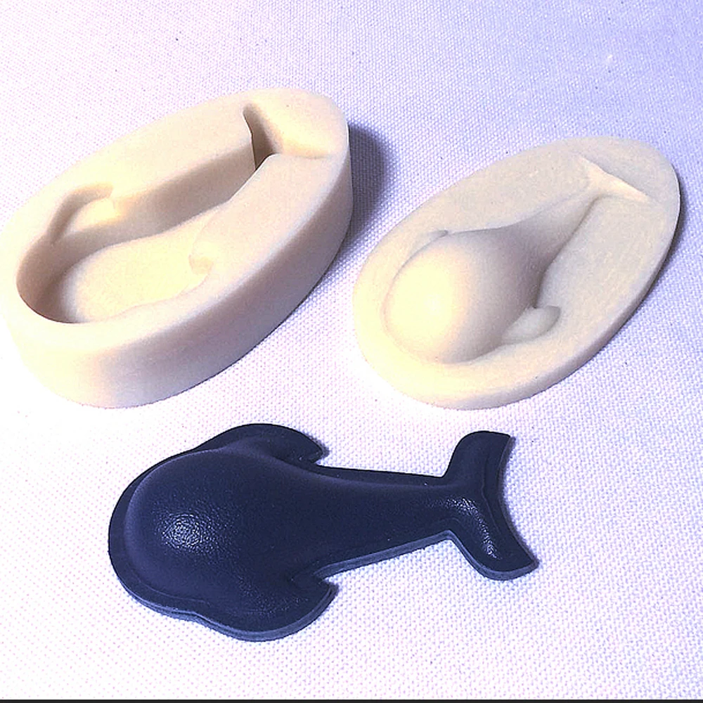 

DIY leather craft whale shape modeling plastic mould with Die cutting plastic mould 1set