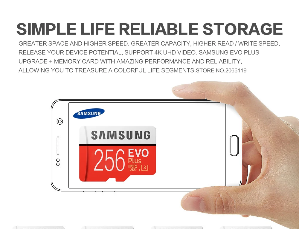 Оригинальная карта памяти samsung 32 Гб 64 Гб 128 ГБ 256 ГБ micro sd карта sdhc/sdxc класс 10 EVO microsd 16 ГБ для телефона/планшета