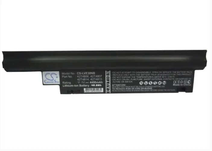 

Аккумулятор Cameron Sino 4400mAh Для LENOVO "ThinkPad 0196RV 4 5 8 9 ThinkPad Edge 0196-3EB E30 42T4806 42T4807 42T4812 42T4813