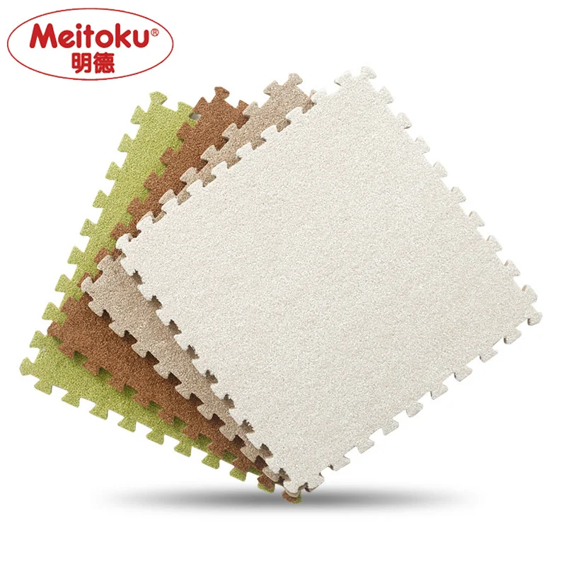Meitoku детский игровой коврик из мягкой вспененного этилвинилацетата 9 шт. для