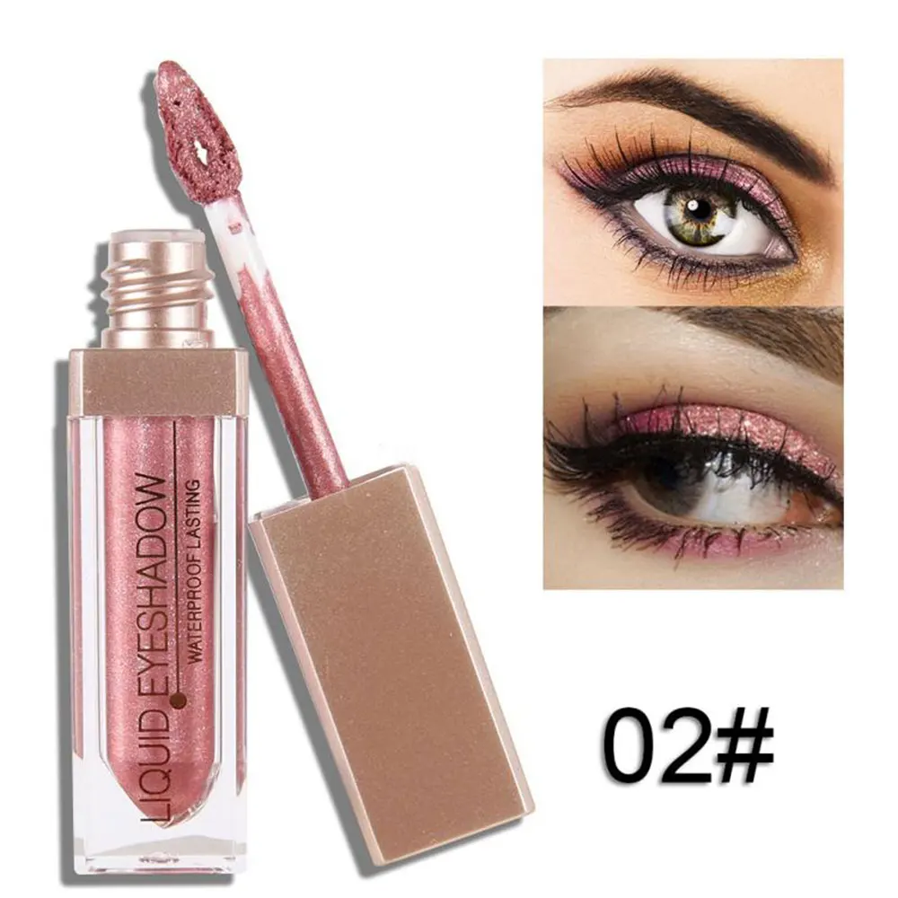 1 шт. блестящая жидкая губная помада с металлическим блеском водостойкая палочка