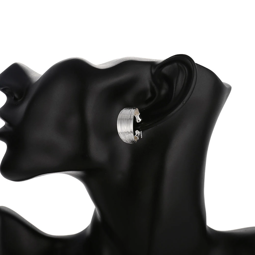 Брендовые новые массивные винтажные панк посеребренные серьги гвоздики с