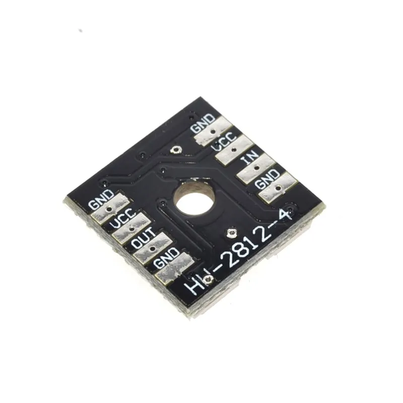 1 шт. WS2812B плата 2*2 4-битная полноцветная 5050 RGB Светодиодная панель освесветильник