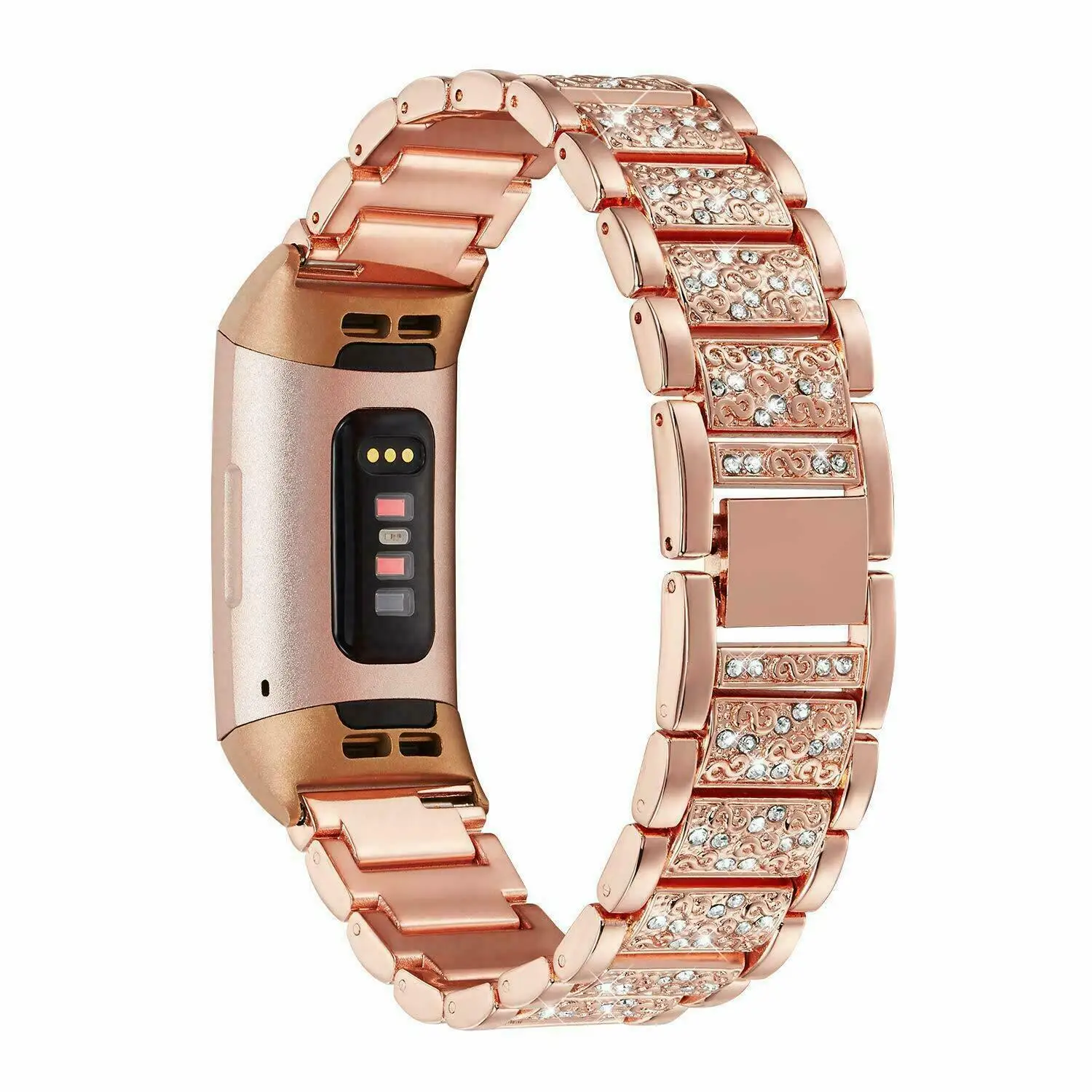 Essidi для женщин и девочек, умный Браслет, ремешок для Fitbit Charge 3, фитнес-часы, ремешок из нержавеющей стали, сменный для зарядки 3, металлический