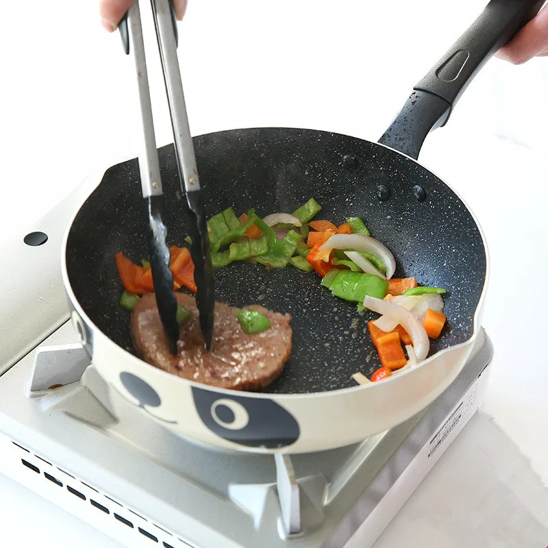 Новая прочная глубокая сковорода медицинский камень антипригарный вок