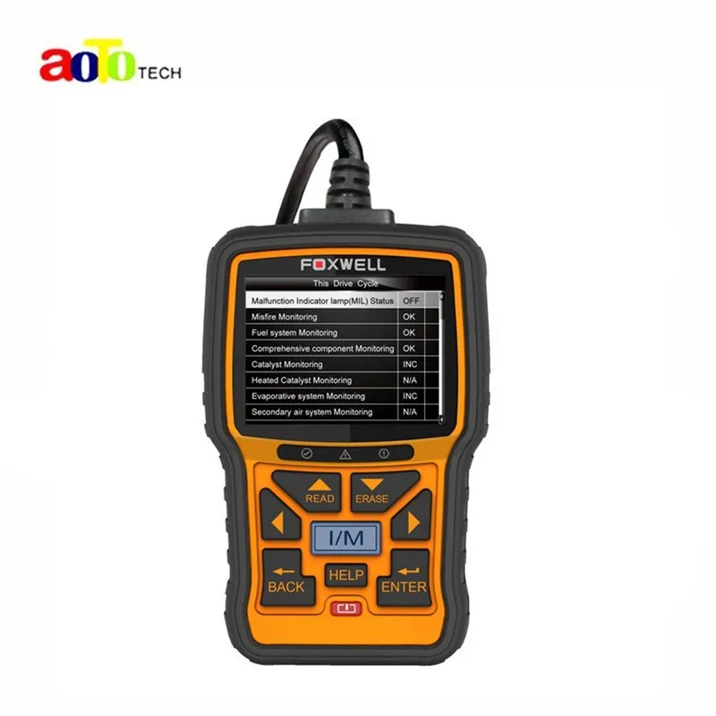 Оригинальные Foxwell nt301 OBDII/EOBD Code Reader лучше чем Autel AL519 Multi Язык бесплатного