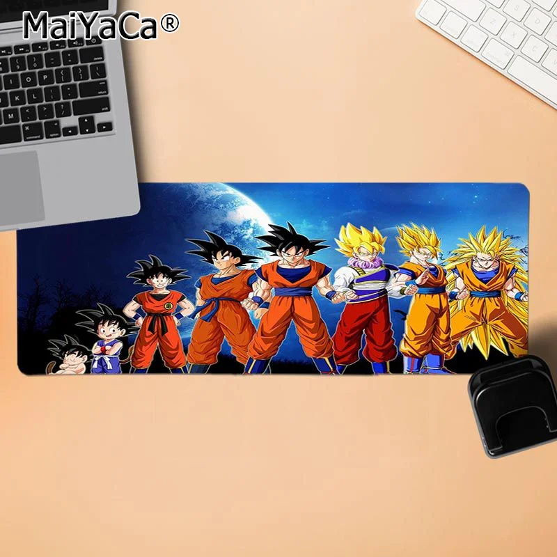 MaiYaCa Одежда высшего качества мультфильм Dragon Ball Аниме Гоку геймер Скорость мыши розничной небольшие резиновые износостойкий коврик для мыши резиновый коврик для мыши Pad