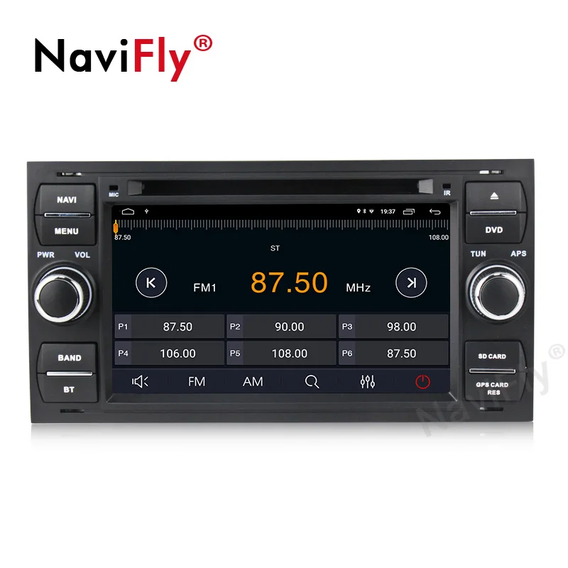 2din Android 9,1 Автомобильный dvd Радио aduio плеер gps Navi для Ford Focus 2 Mondeo S C Max Fiesta Galaxy подключения фокуса