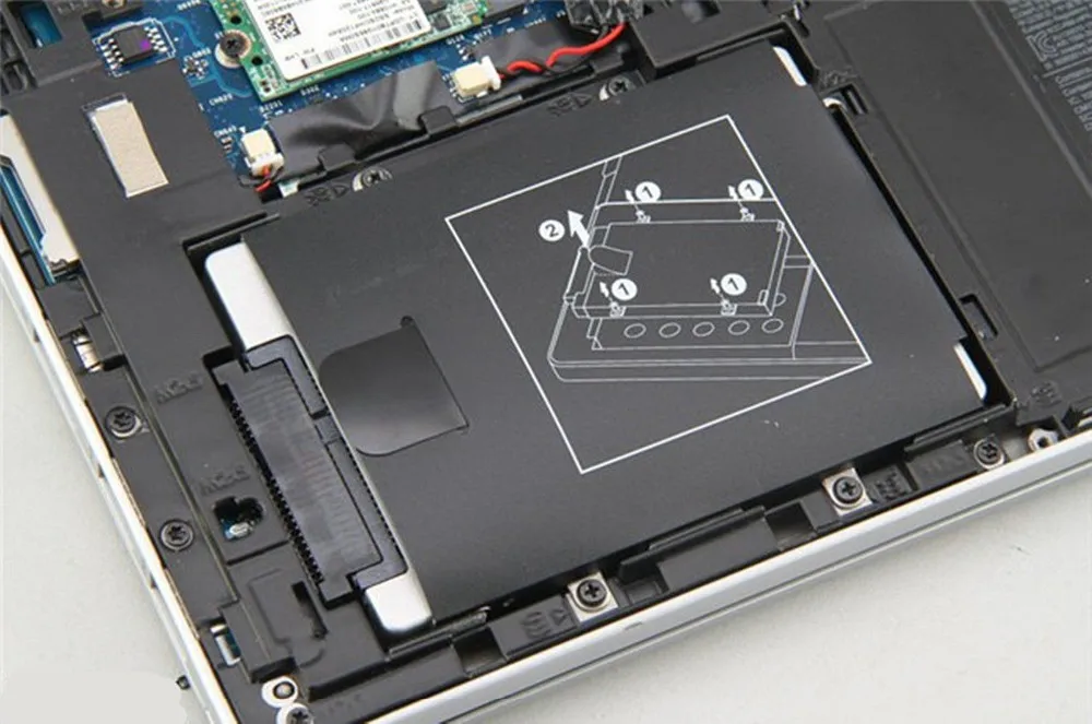 Жесткий диск SATA жесткий Caddy для HP EliteBook Folio 9470M 9480M серии с винтами | Компьютеры и