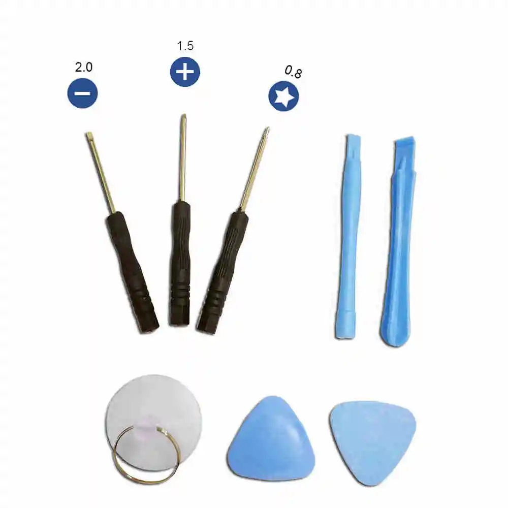 8PCS Non-magnetic Магнитная починка смартфона набор инструментов для iPhone iPad ЖК-экран Открытие Набор отверток для samsung huawei Xiaomi ASUS - Цвет: 8PCS Non-magnetic