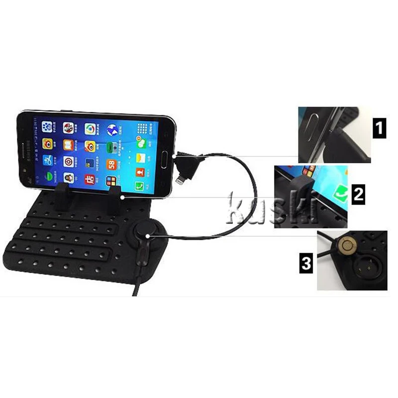 Автомобильная противоскользящая подставка держатель телефона наклейка на