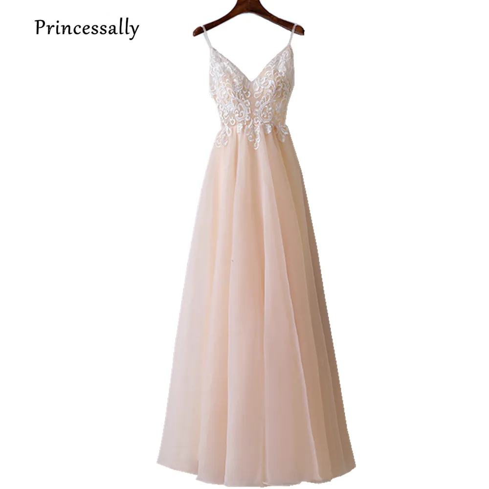 Платье женское на бретельках с вышивкой и бусинами|prom gown|robe dechampagne evening |
