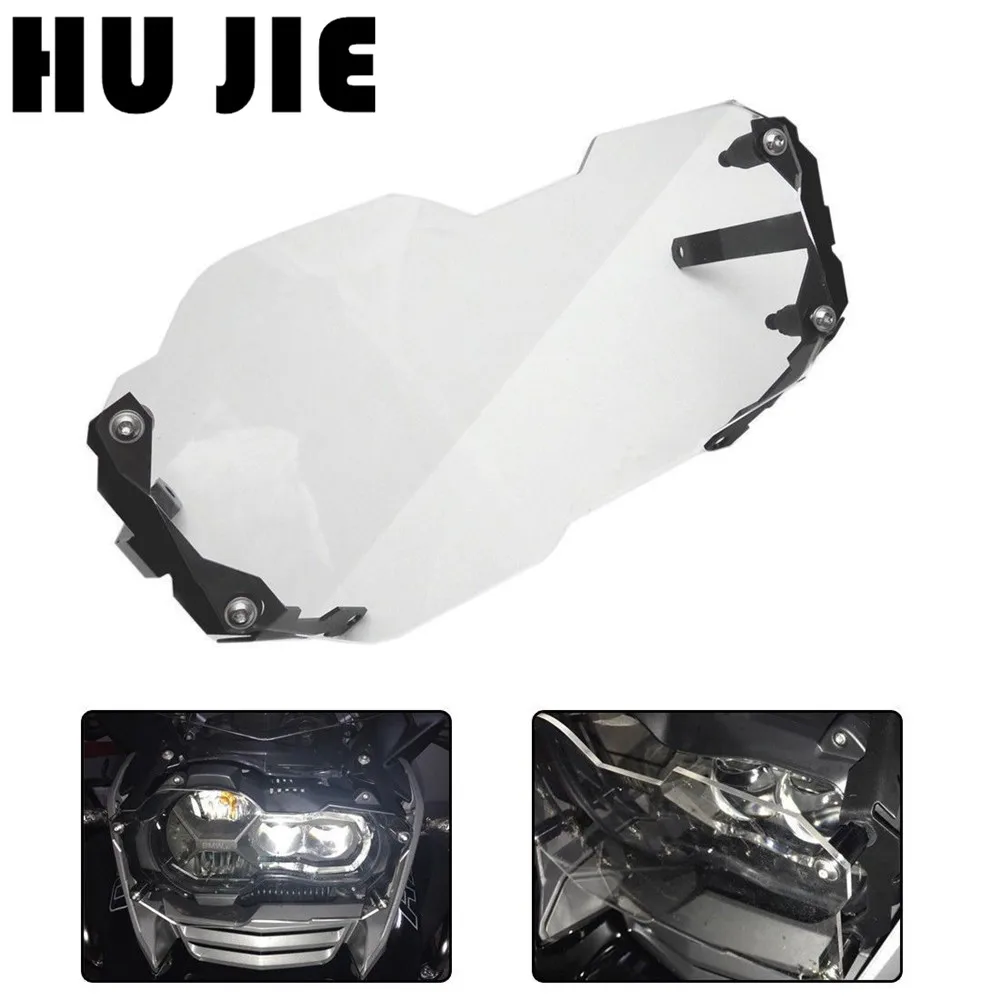 

Motorcycle Transparent Headlight Protector Guard Lense Cover Grill For BMW R1200GS R1200 GS ADV 2013 2014 2015 2016 2017 2018