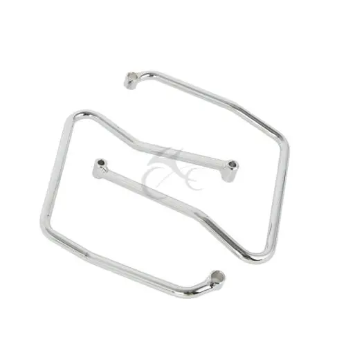 Опорные кронштейны для сумок Мотоциклов Harley Sportster XL 883 1200 Custom Low 2004 2016 15 Chrome