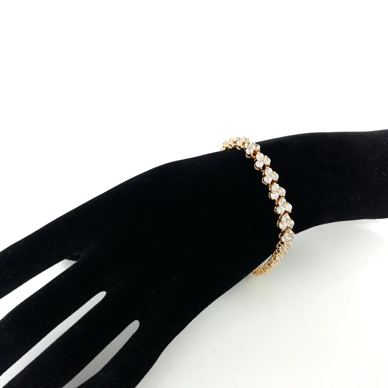Браслеты женские из австрийского золота 18 см B0732|bracelets for|bracelets for womenbracelets women fashion |