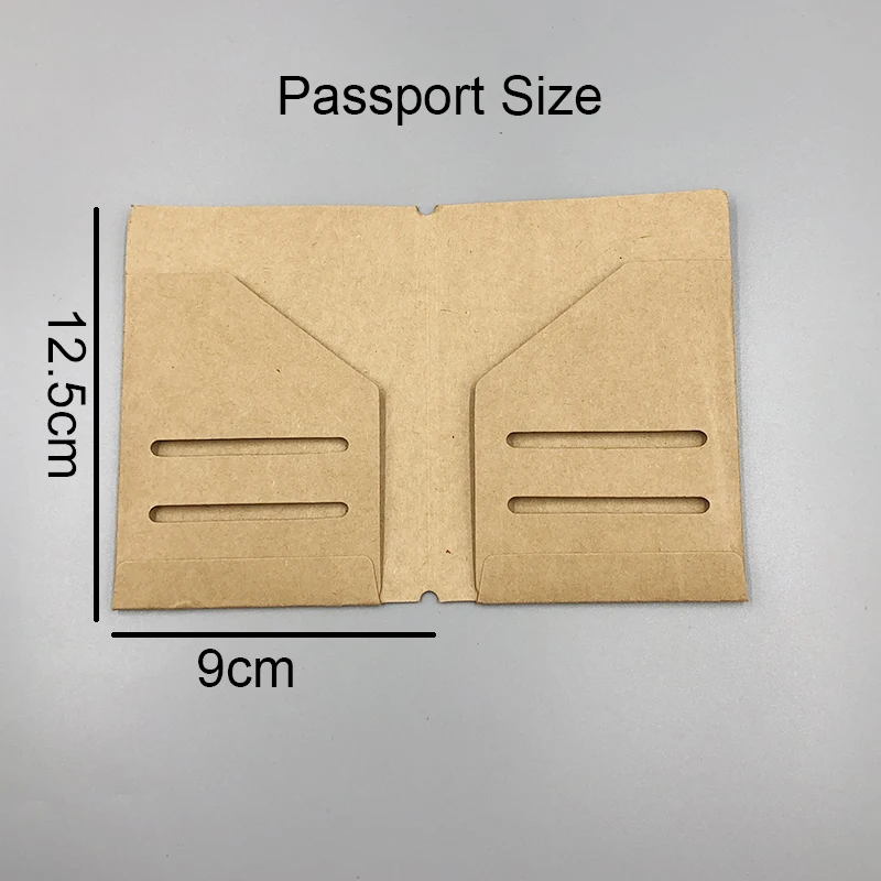 Kraft Card holder S Fromthenon крафт-бумага конверт для билетов карты сумка для хранения для Мидори путешественников блокнот дневник заправки ретро аксессуары для планировщика - Цвет: Kraft Card holder S