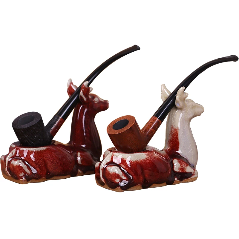 Из шиповника курительные трубки изогнутый тип древесины для курительных трубок