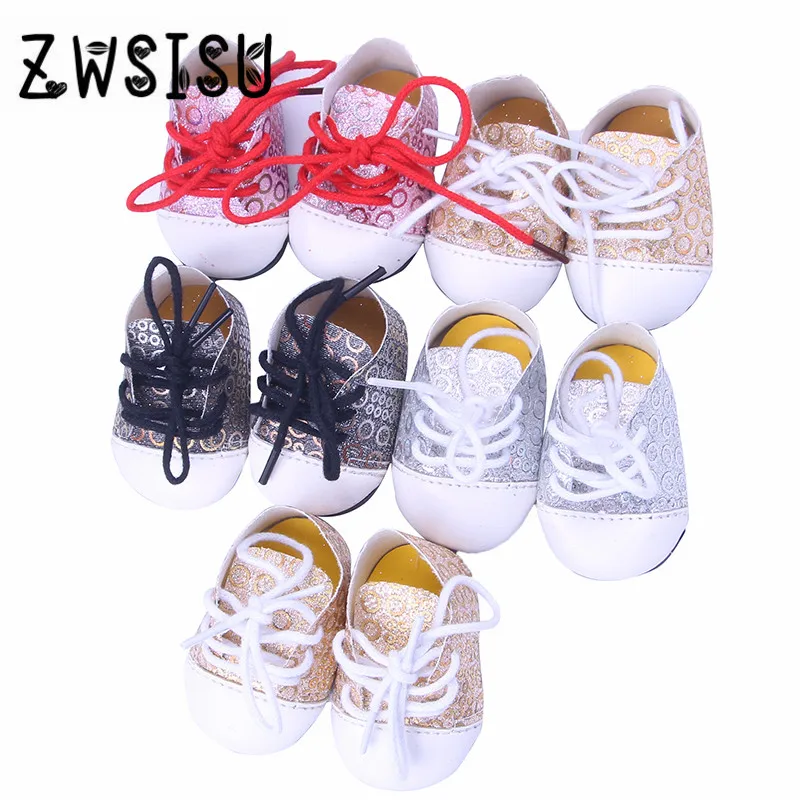 Супер яркий все виды парусиновой обуви для 18-дюймовой американской куклы подарок