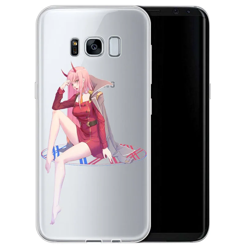 Горячий Дарлинг в FranXX чехол для Samsung Galaxy S7 S8 S6 S7EDGE S9 S9PLUS NOTE 3 8 9 последнее популярное