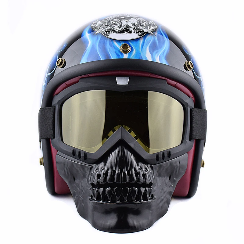 2019 мотоциклетные очки MJMOTO шлем для езды на открытом воздухе черепа мотокросса