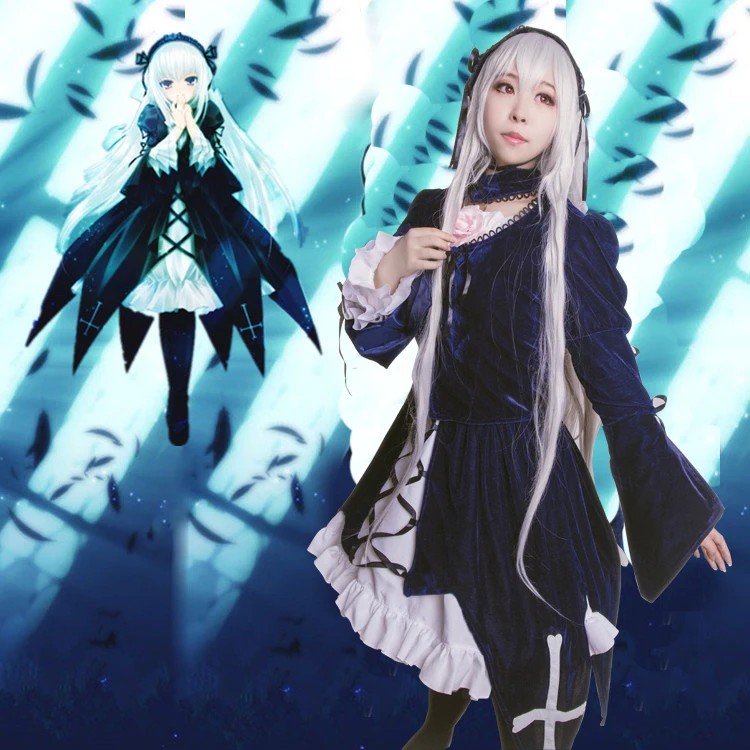 

Sui gin tou Cosplay Rozen Maiden Mercury Lampe Cosplay Costume Tailor Made