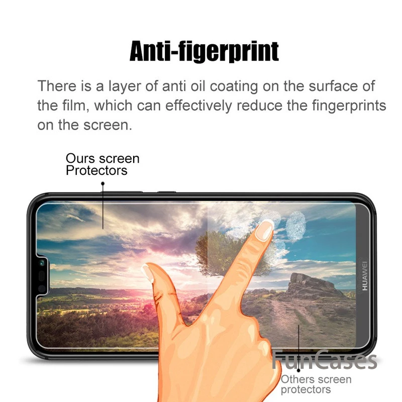 Экран протектор для huawei P20 Pro P8 P10 P9 Lite 2017 2.5D защитной пленкой на плюс c закаленным