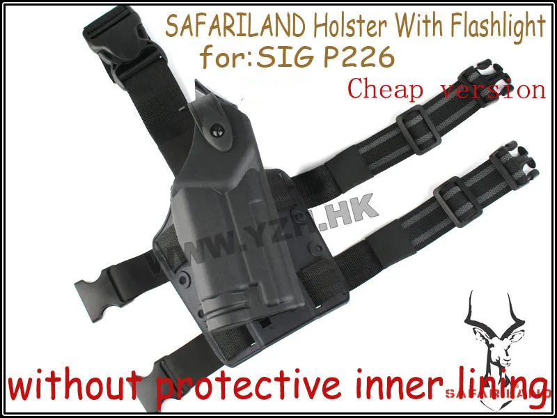 Тактическая набедренная кобура с фонариком EMERSON BD2291 для SIG P226|emerson holster|safariland sigholster