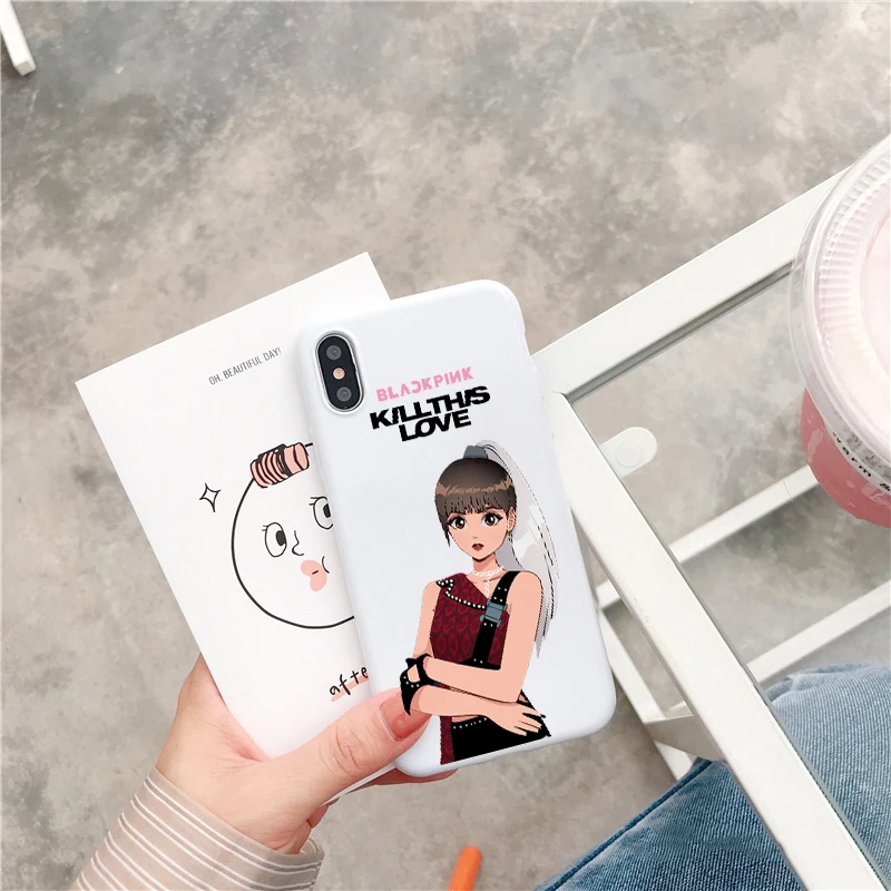 BHSR-21167 Черный мягкий силиконовый чехол для телефона Blackpink kill this love для iPhone XR X XS Max 6 6S 7 8 Plus 11 pro TPU черный чехол - Цвет: BHSR-21167