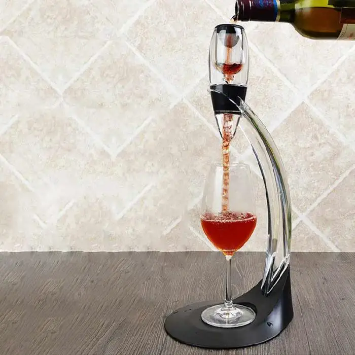 Профессиональный Декантер для красного вина Pourer С подставка для фильтра держатель водки Быстрый воздушный аэратор для дома Обеденный бар эфирный набор DTT88