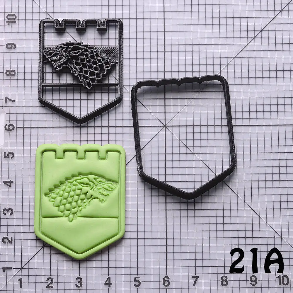 Песнь Льда и Огня Arryn Старк форма резак печенья набор на заказ 3D печатных торт