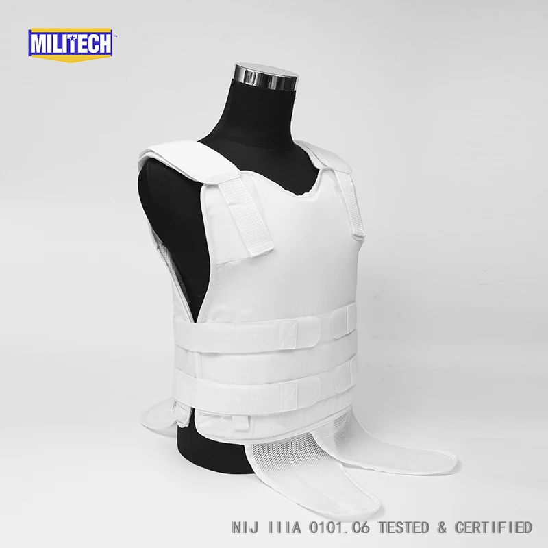 Militech белый NIJ IIIA 3A 0101 06 баллистический и 0115 00 Уровень 2 Устойчивый к ударам