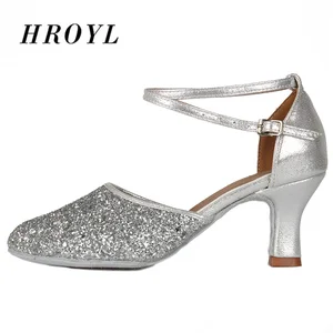 Новая женская обувь для латинских танцев, мягкая обувь для латинских танцев на каблуке 5 см