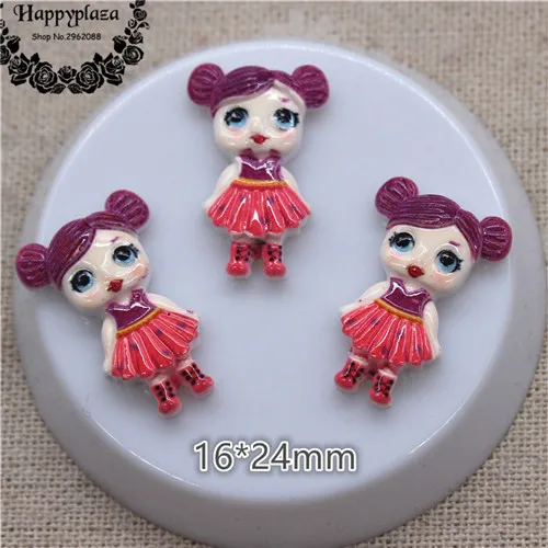 small 20pcs Новинка,, кавайный миниатюрный Кабошон из смолы для больших и маленьких девочек с плоской задней поверхностью, художественная поставка, сделай сам, скрапбукинг - Цвет: small 20pcs