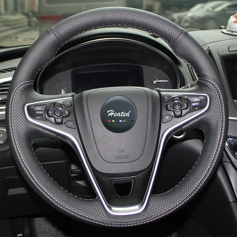 Из микрофибры Авто Руль Обложка для Buick Regal Opel Insignia Плетеный на руль