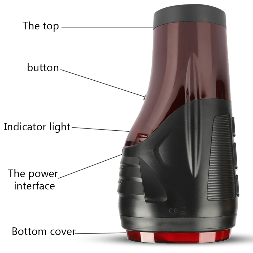 Автоматический телескопический мастурбатор для мужчин Вагина реалистичная