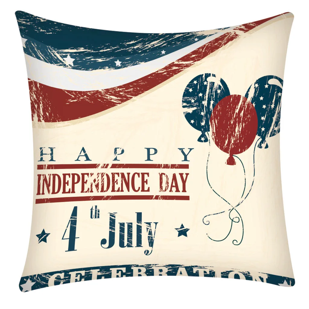 2019 Наволочка на подушку день независимости 4 июля s диван домашний декор Housse de Coussin